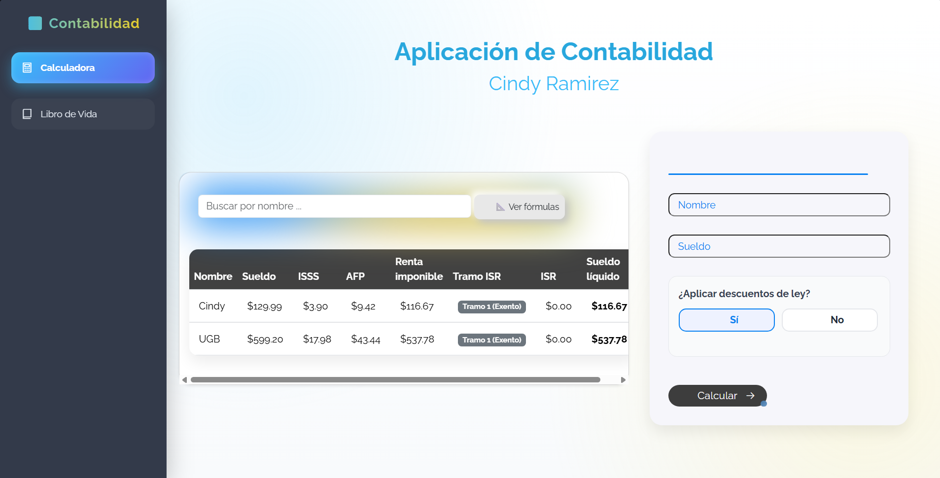 App contabilidad